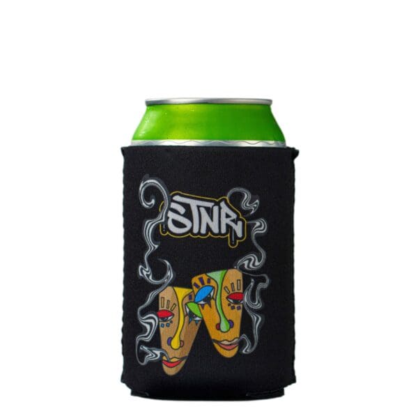 STNR Creations Smiling Face Koozie - Standard Can