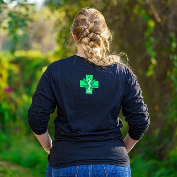 STNR Healthcare Long Sleeve view from the back.