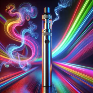 DALL·E 2024-07-05 20.23.32 - A sleek 2.0 gram vape pen emitting vapor