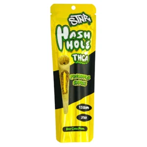 Hash Holes - THCA Rosin Core Prerolls - Pineapple Express (Sativa)