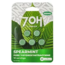 Pure 7-Hydroxymitragynine 7OH tablets with 100 MG (Spearmint)